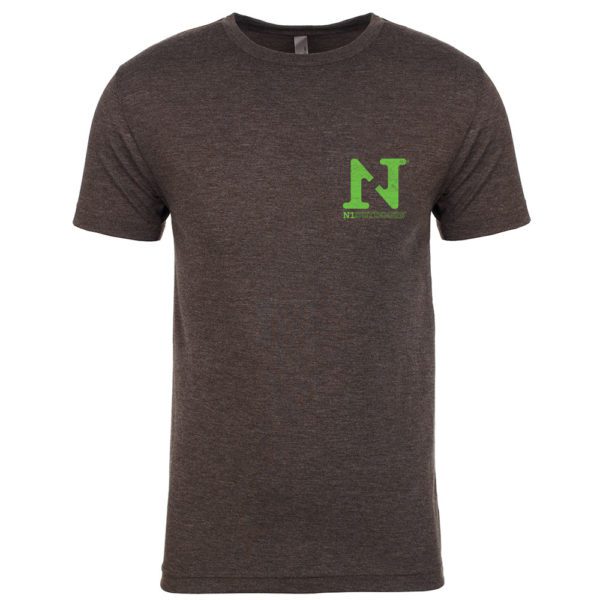 just-passn-through-bowhunting-tee-heather-brown-front