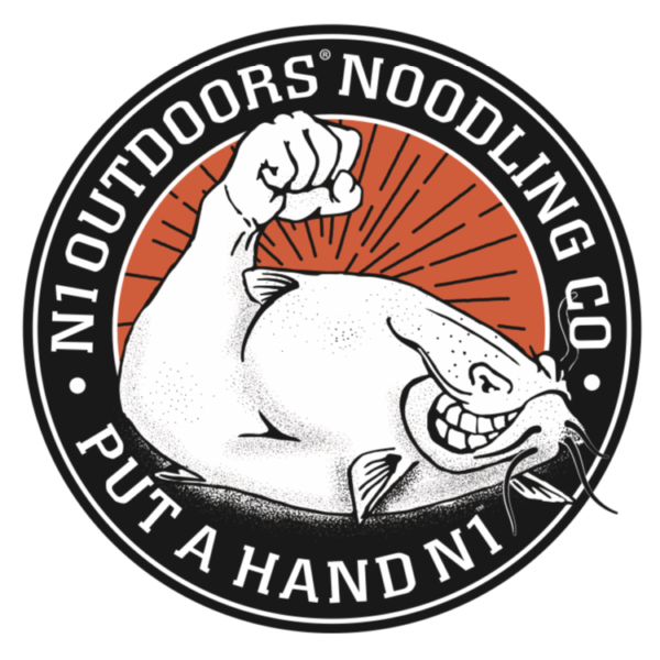 put a hand N1 catfish noodling decal design