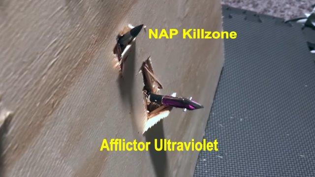 afflictor ultraviolet vs nap killzone angled penetration test