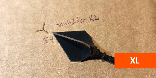 annihilator xl after layered cardboard penetration test