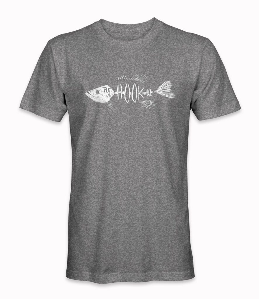 The Put A Hook N1 Fish Skeleton Tee | N1outdoors.com