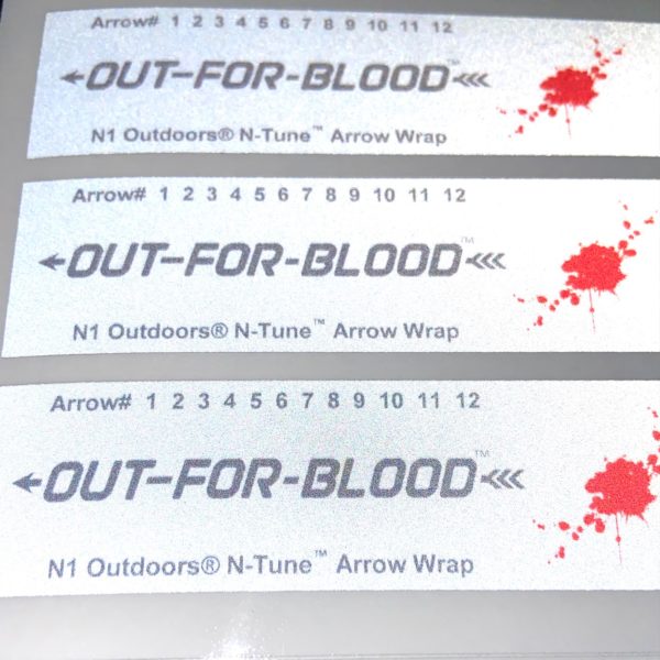 N1 Outdoors N-Tune nock tuning arrow wraps out for blood