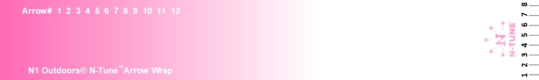 Pink Fade Arrow template