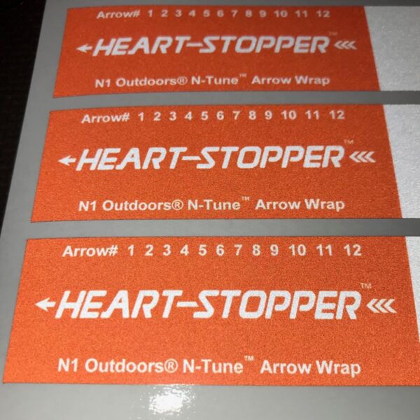 n1 outdoors n-tune arrow wrap heart stopper