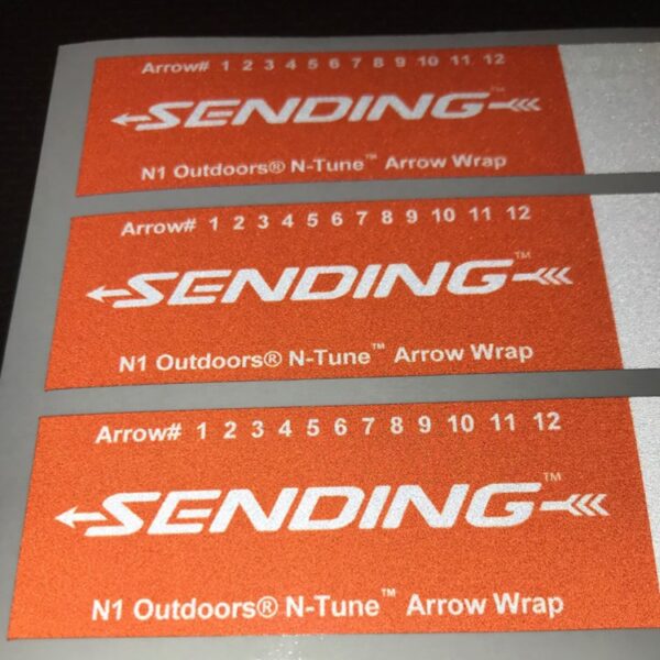 n1 outdoors n-tune arrow wrap sending
