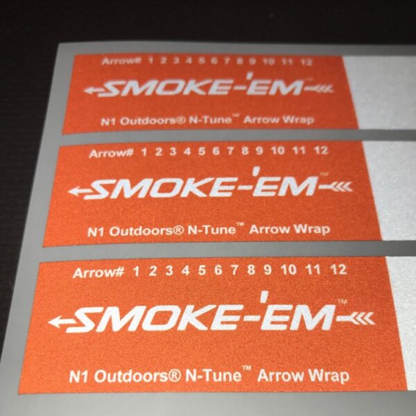 n1 outdoors n-tune arrow wrap smoke em