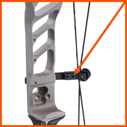 cable guard on compound bow