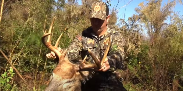 Josh Wells of N1 Outdoors with a south georgia whitetail
