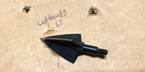 cardboard penetration results of cutthroat 3-blade