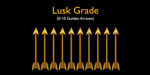 lusk archery grade of cutthroat 3-blade broadhead