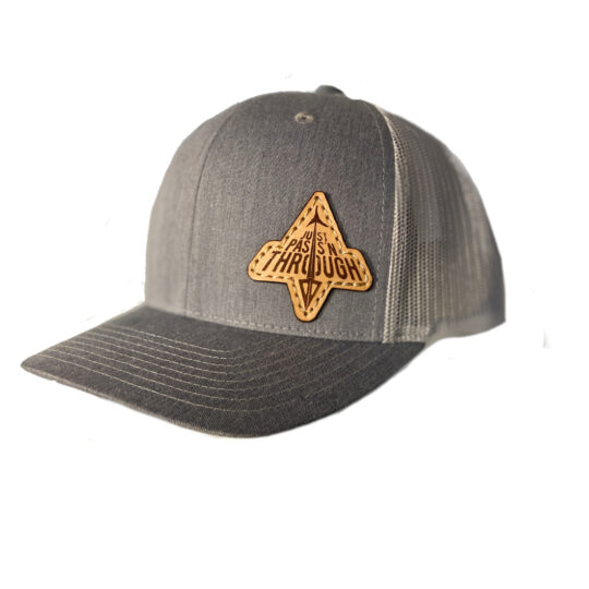 N1 Outdoors just passn through hat grey with grey mesh