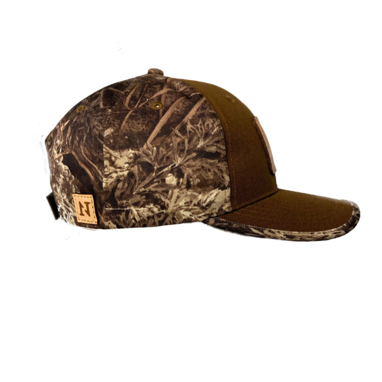 Elk antler camo leather patch hats | N1 Outdoors
