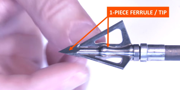 titanium x 3-blade ferrule and tip