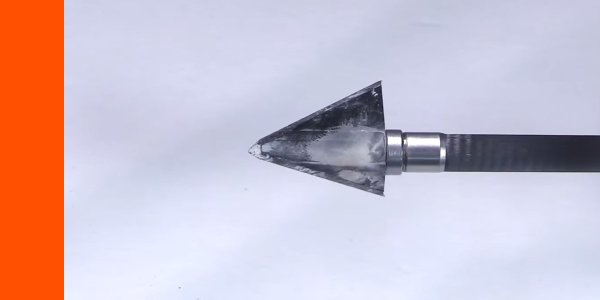 tooth of the arrow 3 blade post concrete block test