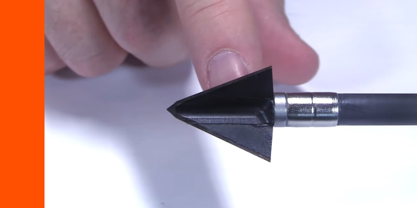 tooth of the arrow 3-blade profile view