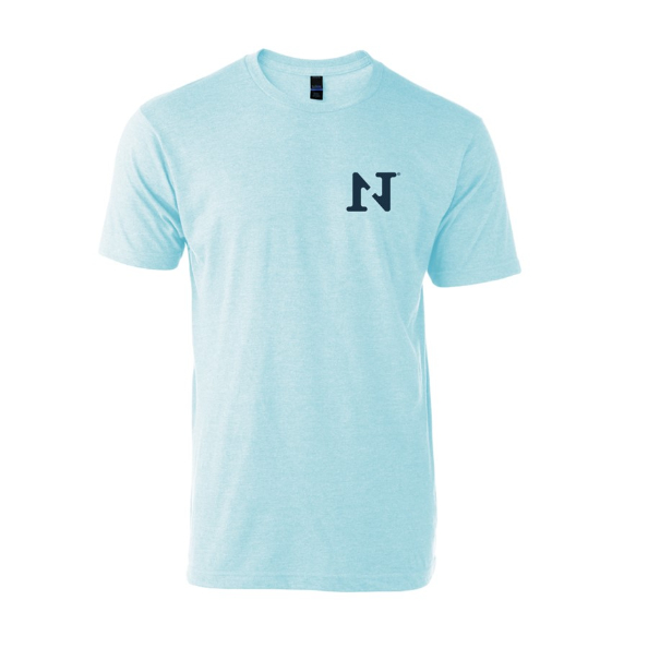 N1 Outdoors All N1 Hand Illustration Tee front heather purist blue front