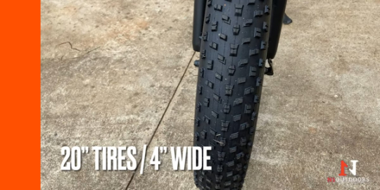 buzz centris 4-inch tires