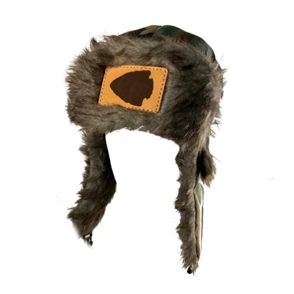 Arrowhead trapper camo hat 1