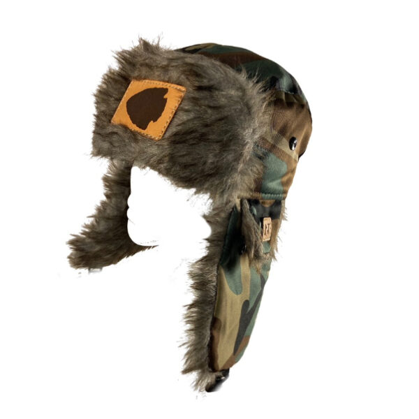 Arrowhead trapper camo hat 2
