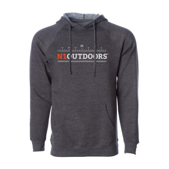 N1 Outdoors linear compass hoodie