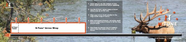 Elk In River N1 Outdoors N-Tune Arrow wrap pad