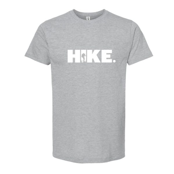 N1 Outdoors HIKE tee front heather gray