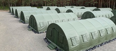 dome military tents