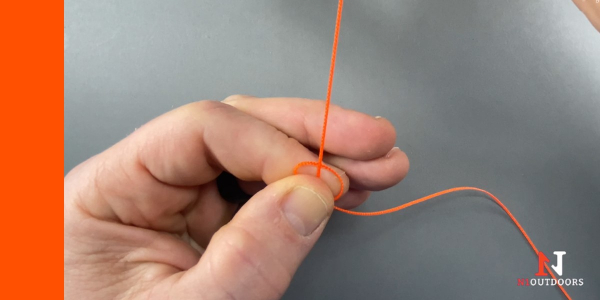 trilene knot pull line to thumb
