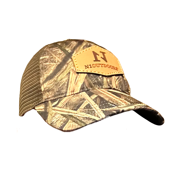Mossy Oak Blades Richardson 111P N1 Outdoors Leather Patch hat Hex 2