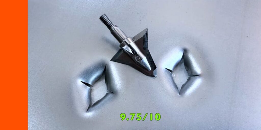 SLR 22 gauge steel plate test