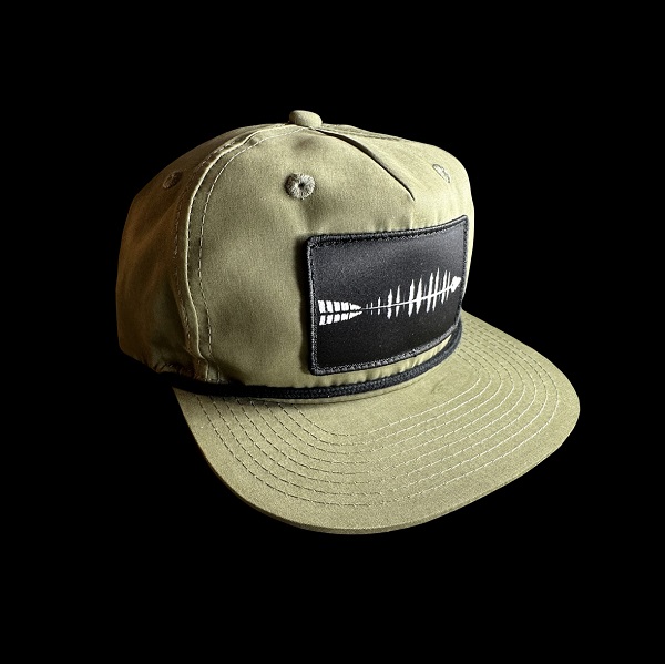 N1 Outdoors Fish Arrow Rope Hat Olive angle