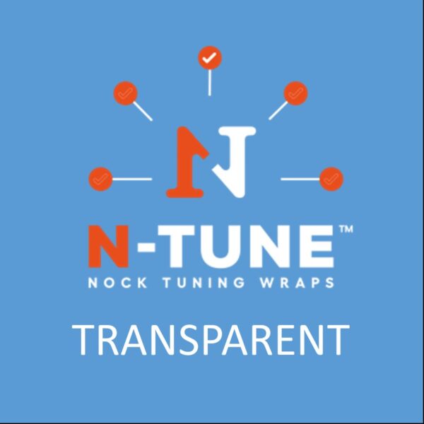 N-Tune transparent nock tuning arrow wraps