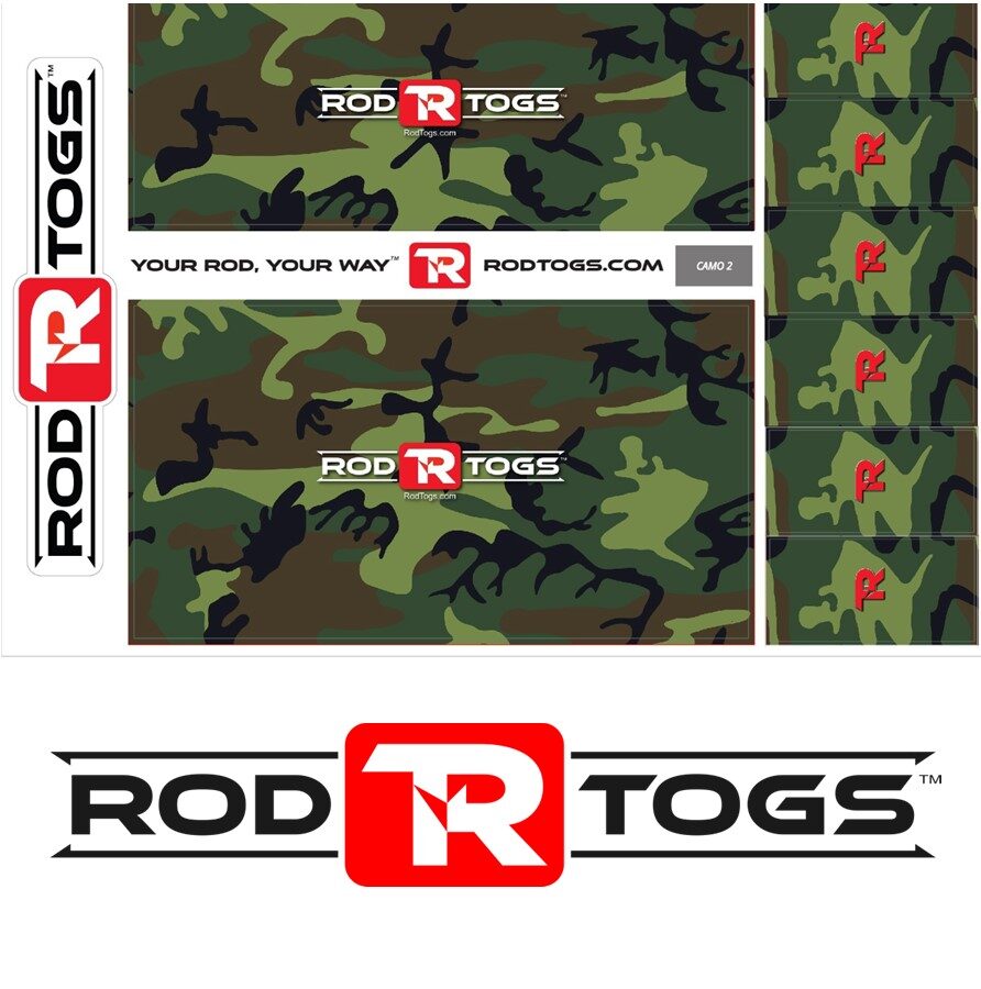 Camo fishing rod wraps for you [your rod, your way!]