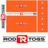 RodTogs fishing rod wraps fluorescent orange