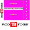 RodTogs fishing rod wraps fluorescent pink