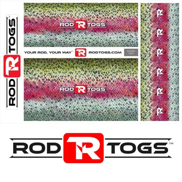 RodTogs fishing rod wraps Rainbow Trout