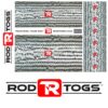 RodTogs fishing rod wraps striped bass design