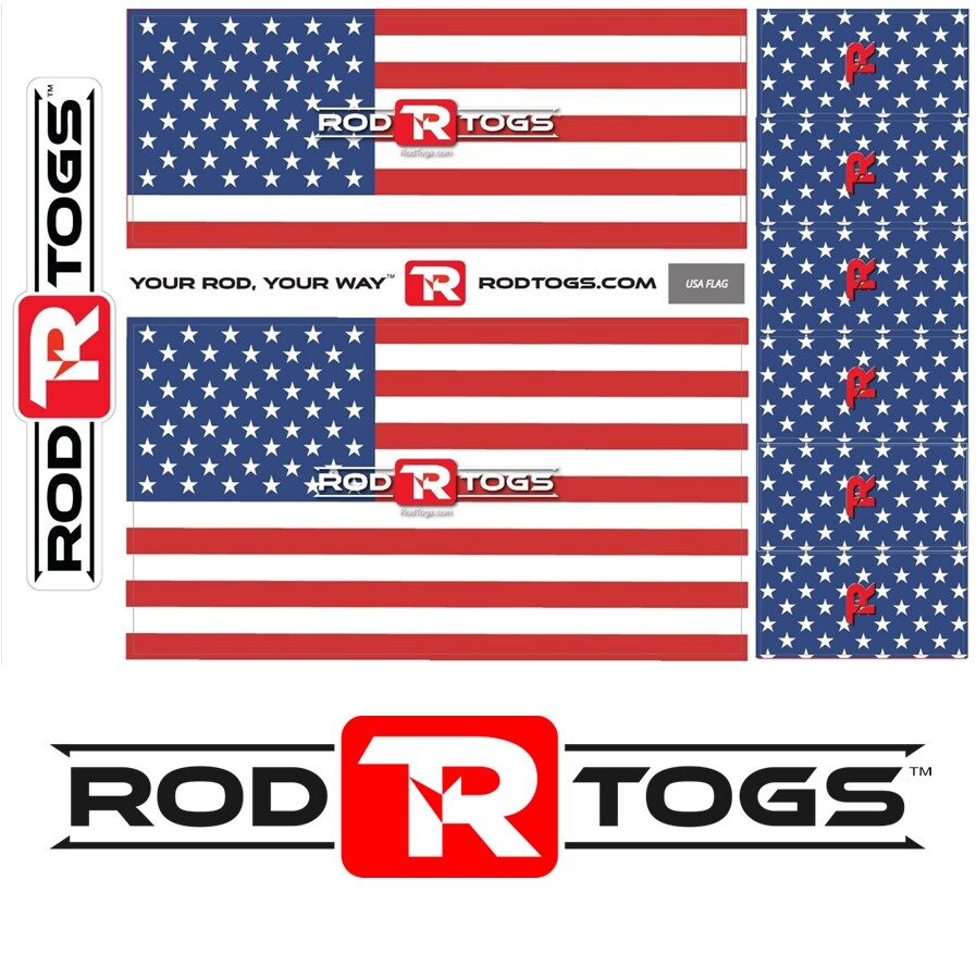 Patriotic fishing rod wraps [USA!]
