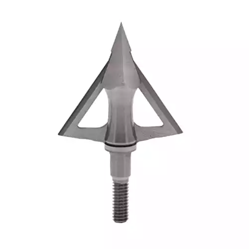 New Archery Products Endgame 2-Blade 100 Grain Titanium Razor-Sharp Fixed Blade Arrow Broadheads for Compound Bows (3 Pack)