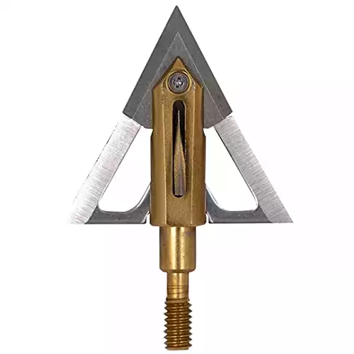 Afflictor Fixed EXT Broadhead | Cut on Contact Fixed Blades | Superior Penetration | Field Point Accuracy | Durable Design | Low Profile | Shoots from Any Bow | Devastating 1-1/4" Cutting Diamete...