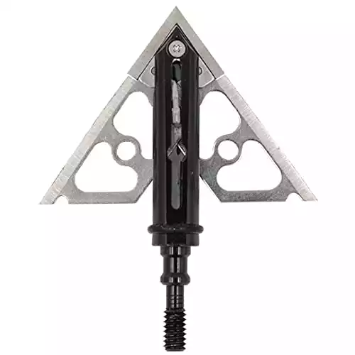 Afflictor K2-Hybrid Broadhead | Patented Drive-Key Hybrid Design | Superior Penetration | Field Point Accuracy | Durable Design | Low Profile | Shoots from Any Bow | Devastating 1-3/4" Cut
