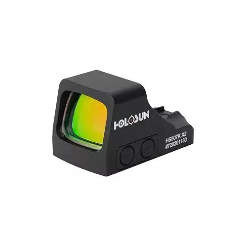Holosun HS507K-X2 Compact Multi-Reticle Circle Dot Open Red Dot Sight w/Shake Awake HS507K-X2