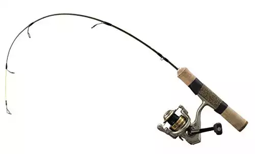 13 FISHING - Microtec Walleye Ice Combo - 28" M (Medium) - Deadstick with Longer Full Grip For Rod Holders - MWC3-DS28M