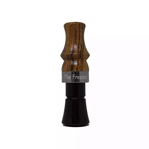 ESH The Freezer Goose Call - Waterfowl Canada Goose Calls for Hunting - Short Reed Bicote Wooden Goose Call