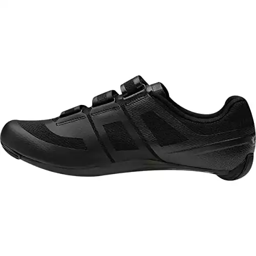 PEARL IZUMI Men's Quest Road Cycling Shoe, Black/Black, 46
