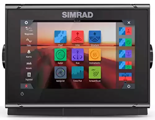 Simrad GO7 XSR - 7-inch Chartplotter with Active Imaging 3-in-1 Transducer, C-MAP Discover Chart Card