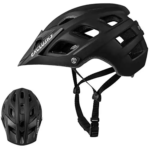 Exclusky Helmets for Adults, MTB Mountain Bike Helmets for Men and Women, Adult Lightweight Bicycle Helmets, Youth Size with Designs