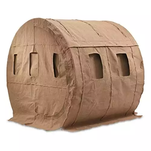 Bolderton Bale Pop-Up Hunting Ground Blind for Deer, Duck, Bow, and Turkey Hunting Gear, Equipment, and Accessories