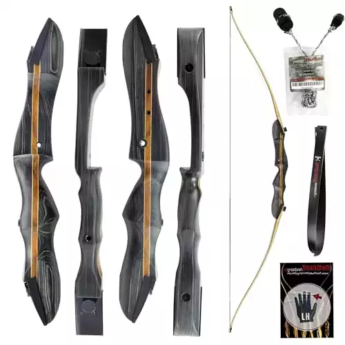 Southwest Archery 64" Ghost Takedown Longbow w/Stringer Tool - (Left Hand, 45lb)