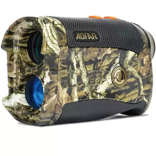 AOFAR HX-1200T Range Finder for Hunting Archery, 1200 Yards with Angle and Horizontal Distance, Shooting Wild Waterproof Coma Rangefinder, 6X 25mm, Range and Bow Mode, Free Battery Gift Package